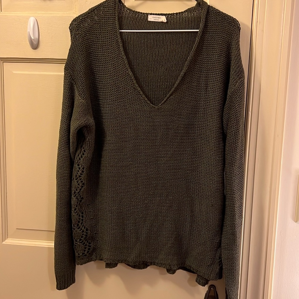 Green sweater